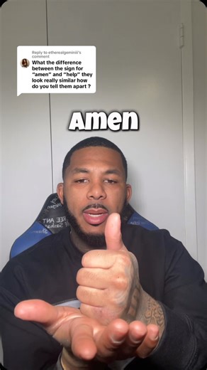 Chad on Instagram: "Difference between “amen” and “help” in ASL #amen #asl #signlanguage #explore #explorepage #instagram #instagood #instadaily #instalike #insta #reels #reelsinstagram #viral #viralvideos #viralreels #trending #trend #trendingreels #losangeles #california"