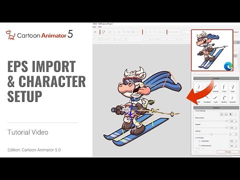 How to Import Vector Graphics & Animated 2D Characters Settings | Cartoon Animator 5 Tutorial