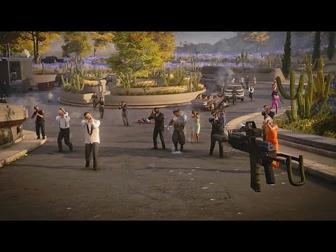 Hitman 3 Mendoza Invisible Man Mod Kill Everyone All NPCs Have Guns