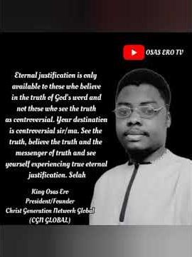 Osas Ero is the President/Founder Christ Generation Network Global (CGN GLOBAL).