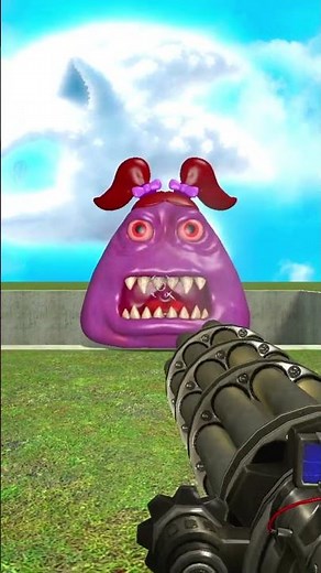 💣SHOOT MINIGUN BIG BOU FROM Pou Bou's Revenge in BIG PIT #bou #bourevenge #garrysmod #pou
