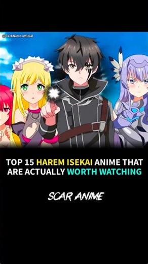 Top 15 Harem Isekai Anime That Are Actually Worth Watching ✨💖 #dogday #anime #animeedit