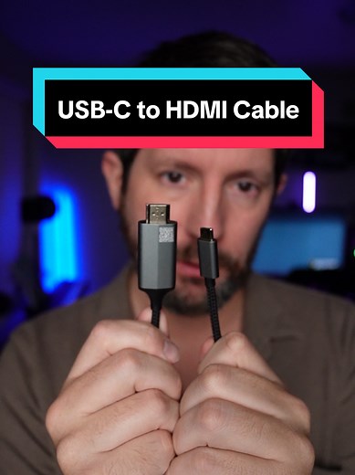 USB-C to HDMI Cable for High-Quality Streaming