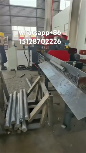 Round steel cutting machine made in China #forge #mechanics #device #casting #Numerical control