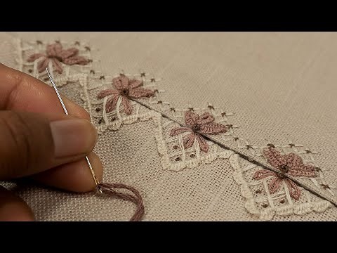 Elegant Lace Borders | Easy Embroidery Tutorial