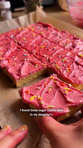 Sugar cookie bar from “American Girl Cookies