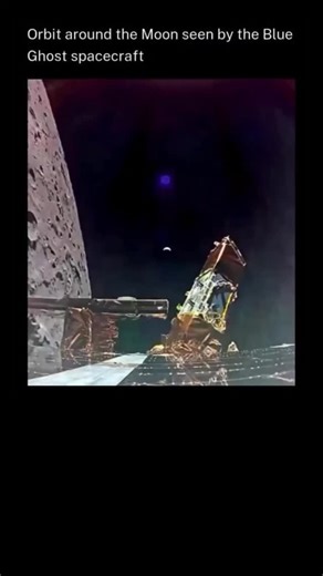 Physic Hub on Instagram: "The Blue Ghost spacecraft briefly orbited the Moon as part of its approach and landing sequence, entering lunar orbit to fine-tune its trajectory, test systems, and prepare for descent. This orbital phase lasted only a short time and was not intended to be permanent; after completing its maneuvers, Blue Ghost left lunar orbit and soft-landed on the Moon’s surface as part of NASA’s Commercial Lunar Payload Services (CLPS) program. Once on the surface, it conducted scient