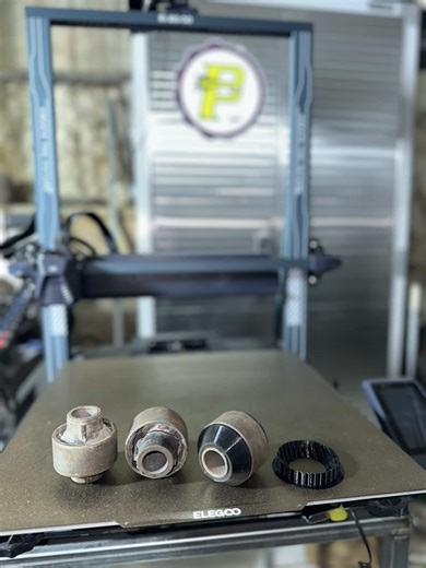 Custom 3D Printed Polyurethane Bushings for Toyota Mark 2