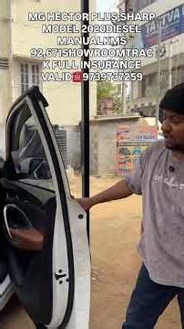 MG HECTOR PLUS SHARP MODEL 2020DIESEL MANUALKMS 92,671SHOWROOMTRACK FULL INSURANCE VALID☎️9739737259