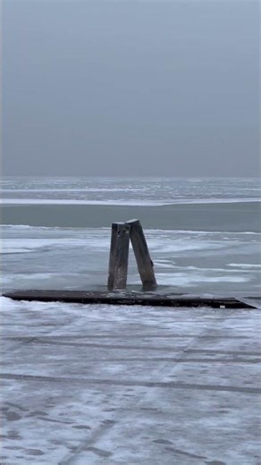 Endless Winter: Frozen Ice and Silence in Podersdorf am See#foryou
