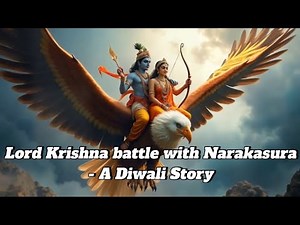Lord Krishna battle with Narakasura - A Diwali story