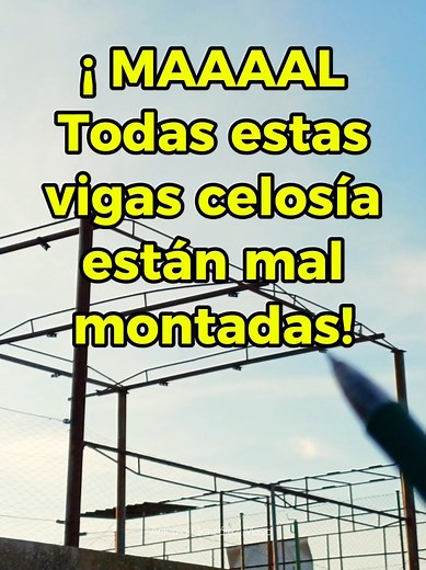 Vigas Celosía de Pérgola: Montaje Erróneo