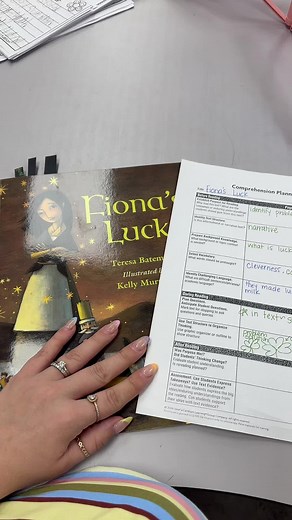 LETRS Comprehension Checklist - Fiona’s Luck! #teacher #teachersoftiktok #teachertok #LETRS