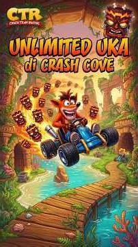 Cheat Unlimited Uka-Uka vs Shortcut Crash Cove CTR PS1! 🏖️🔥 | R36S