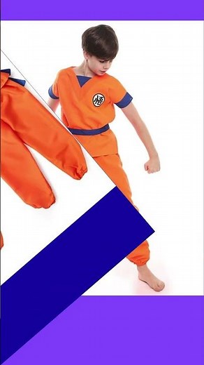 Boys Girls Halloween Son Goku Cosplay Costumes For Kids
