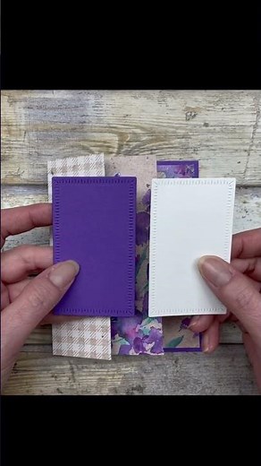 Easy Fun Fold with Patterned Paper #shorts #funfoldcards #stampinup #simplecards #cardmaking