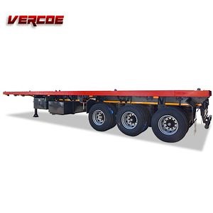 [Hot Item] Truck and Trailer Container Flatbed Semi Trailer Flat Bed Container Platform Flatbed Semi-Trailer Flatbed Trailer