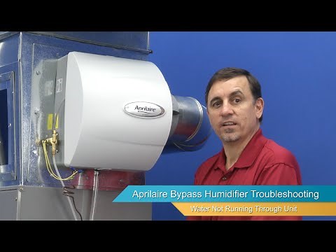 AprilAire Bypass Style Humidifier Troubleshooting - Water Not Running