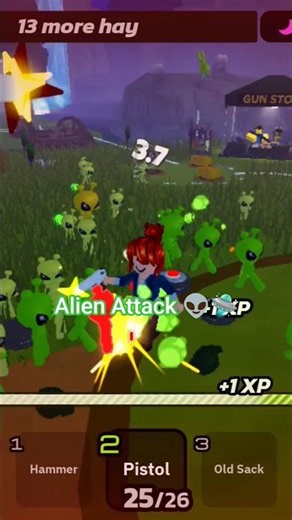 🛸 Alien Attack Roblox 👽 #alien #geekout #ufo