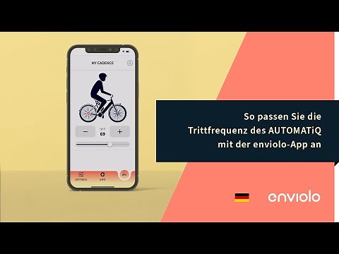 So passen Sie die Trittfrequenz des AUTOMATiQ mit der enviolo-App an.