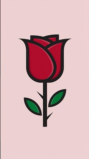 Rose Design In Adobe Illustrator cc 2021 | Short Tutorial