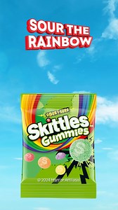 Sour crystals collide with chewy, gummy, fruity flavors for a taste explosion. | Skittles