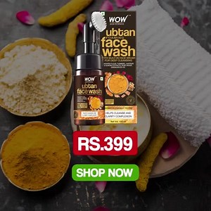 712K views · 3.3K reactions | Get Glowing skin with WOW Skin Science Ubtan Foaming Face Wash with Built-In Face Brush. It Helps to Deep Cleanse your Skin, and give it a Smooth, Fresh Glow. Highly Refreshing to use after a Tiring Day, when your skin feels Tired and Dull. Get Here>> https://www.buywow.in/products/wow-skin-science-ubtan-foaming-face-wash-with-built-in-brush-100-ml?utm_source=facebook&utm_medium=conversions&utm_campaign=ubtanbrush | Wow Skin Science India | Facebook