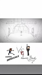 193K views · 2.9K reactions | Mission Impossible vs James Bond Part 1  #cartoon #animation #missionimpossible #jamesbond #fyp | Pixel.p45 | Facebook