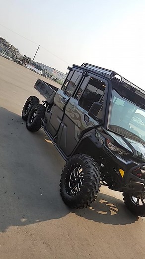 Custom 6x6 turbo defender max #canam #sidebyside #brp #offroad #turbo #6x6 #defender