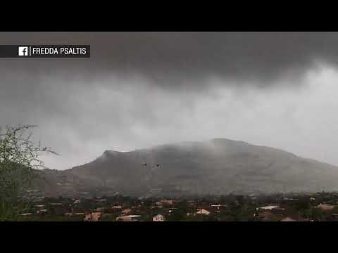 Footage shows tornado touch down in Phoenix area