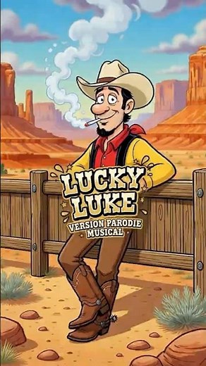 Lucky Luke version parodie musical #luckyluke #parodiemusicale #musiquecomique