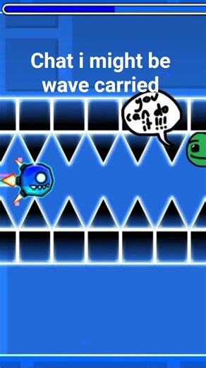 chat i might be wave carried 🥹 #geometrydash #gd