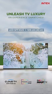 Entertainment at its Finest!  Introducing Intex LED-SFF4322: Stunning visuals, immersive sound, and super-smooth performance. Get ready to be amazed!  #Intex #IntexSmartTV #IntexLEDTV #SmartTV #FutureOfTV #IntexGenNxt #VisualBrilliance #SeamlessPerformance #ImmersiveSound | Intex | Facebook