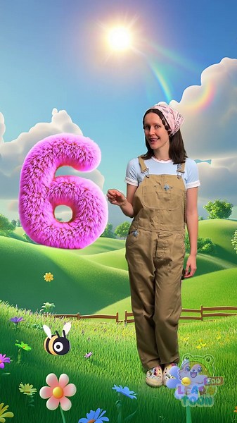🎵 Let’s Sing About Number 6! Count and Dance Together 🕺 #Learning #Kids #Shorts