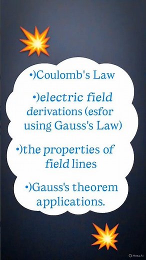 Class 12 physics chapter 1 important questions 🔥💥