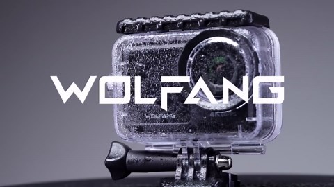 WOLFANG Action Camera 4K 60FPS 24MP WiFi Waterproof Underwater Camera 3.0 EIS Stabilization 8X Zoom Helmet Camera