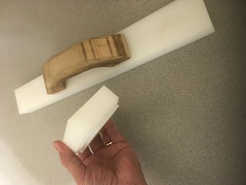 Making tapping blocks for LVP and Laminate flooring