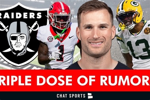 Raiders Rumors: Kirk Cousins, WR Trade Buzz & Zachariah Branch Draft Talk