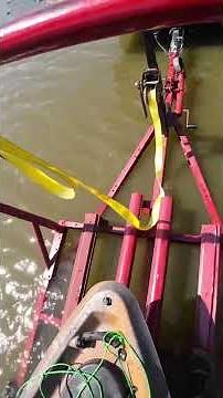 Old town loading on my custom harbor freight kayak trailer