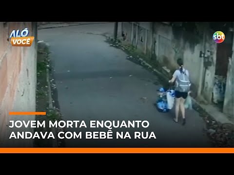 Jovem é executada com tiro na cabeça enquanto caminhava com carrinho de bebê no Rio | #AloVoce