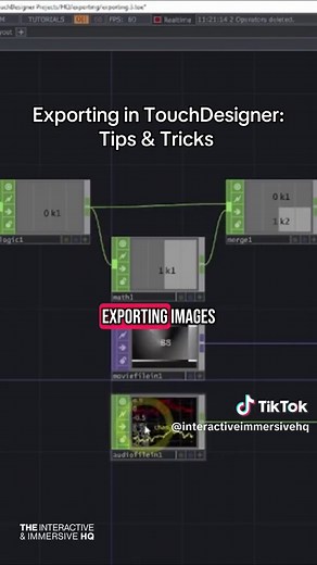 Exporting in TouchDesigner: Tips & Tricks Tutorial