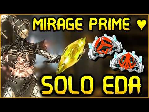 [Warframe] SoLo Weekly EDA (Elite Deep Archimedea) | Mirage Prime Build ♥