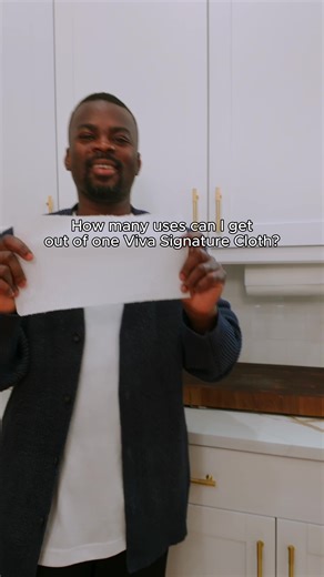 One (paper towel) and done ✅ #vivalaviva #onepapertowelchallenge