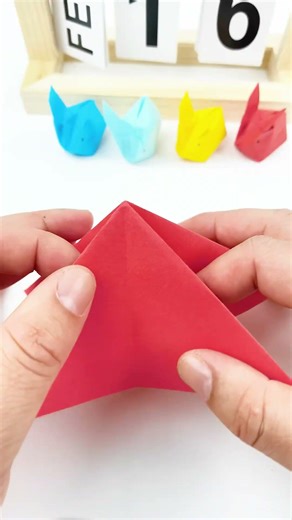 Very easy Origami Rabbit you can make! #shorts #diy #paper #craft #easyorigami #handmade #tutorial