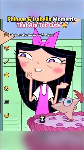 Phineas & Isabella Moments That Are Too Cute 🥰💖#PhineasAndFerb #Phinabella #DisneyXD #CartoonRanki