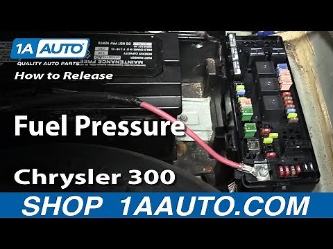 How to Release Fuel Pressure 05-10 Chrysler 300