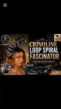 Watch Me Create This Elegant Crinoline Fascinator Step-by-Step