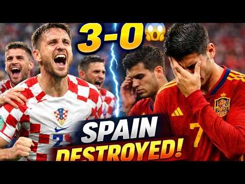 UNBELIEVABLE! Croatia Smash Spain 3-0 😱 | Football Masterclass