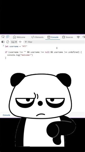 if (username !== null && username !== "")❌ vs if(username)✅WHY?