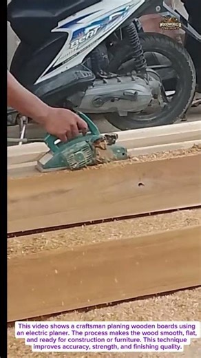 Satisfying Wood Planing Process | Perfectly Smooth in Minutes